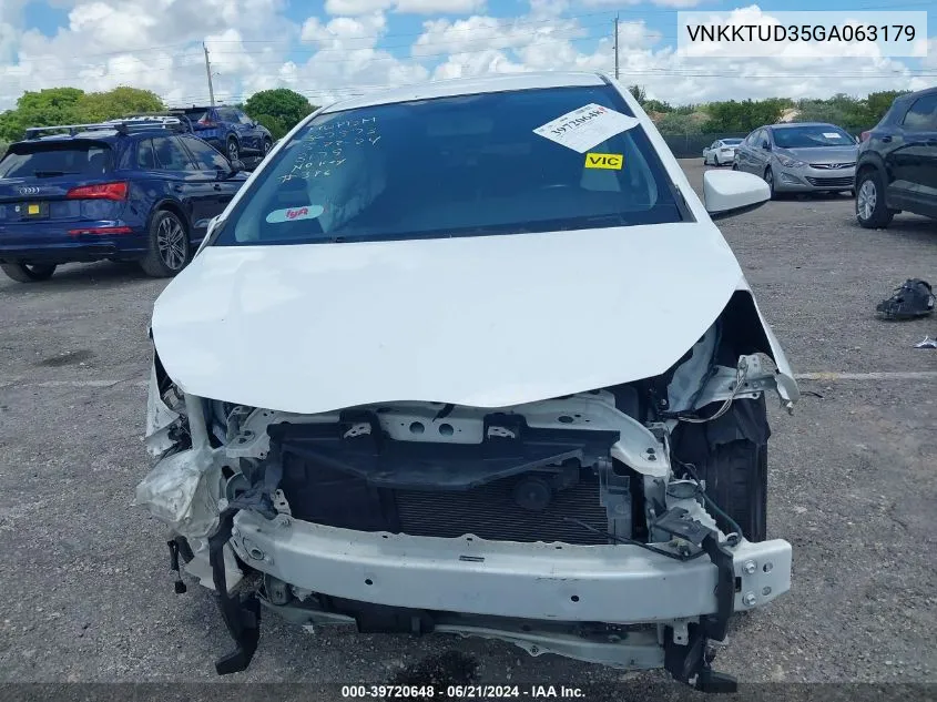 VNKKTUD35GA063179 2016 Toyota Yaris L