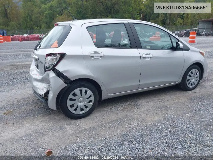 VNKKTUD31GA065561 2016 Toyota Yaris L