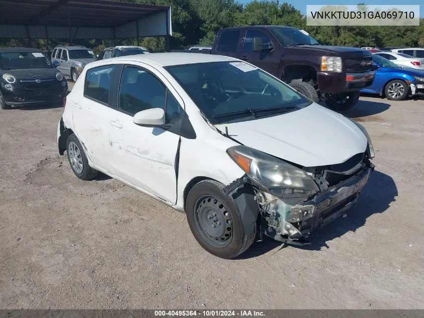 2016 Toyota Yaris L VIN: VNKKTUD31GA069710 Lot: 40495364