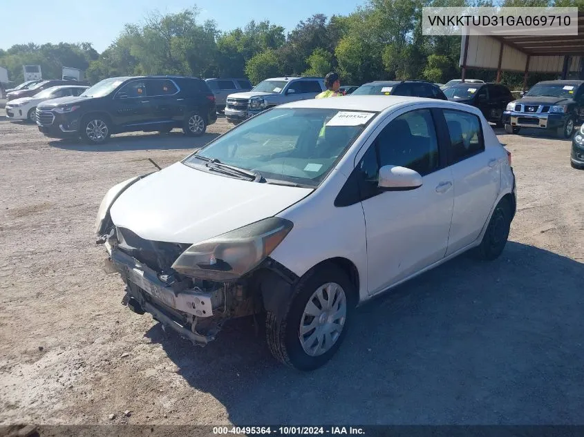 2016 Toyota Yaris L VIN: VNKKTUD31GA069710 Lot: 40495364