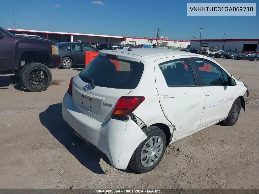 2016 Toyota Yaris L VIN: VNKKTUD31GA069710 Lot: 40495364