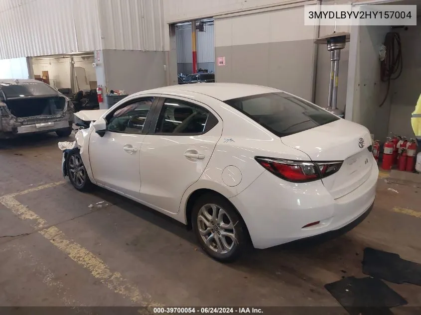 3MYDLBYV2HY157004 2017 Toyota Yaris Ia