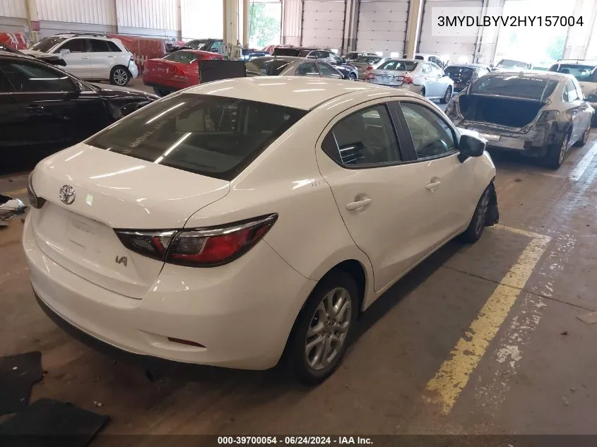 3MYDLBYV2HY157004 2017 Toyota Yaris Ia