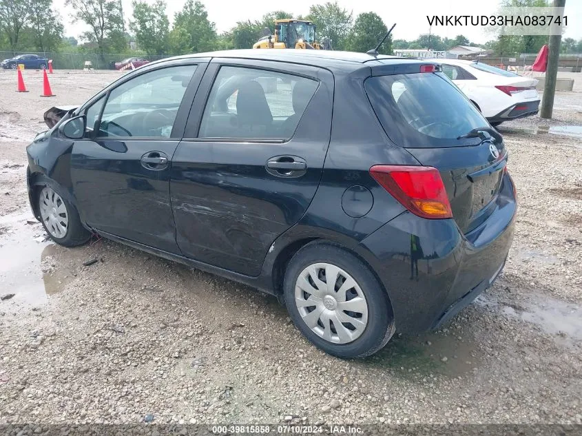 VNKKTUD33HA083741 2017 Toyota Yaris L