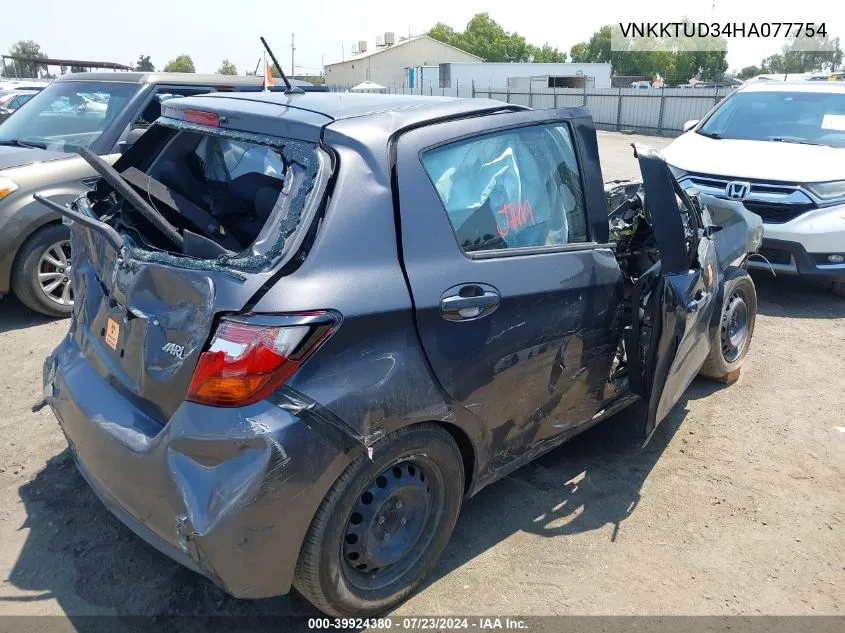 VNKKTUD34HA077754 2017 Toyota Yaris L