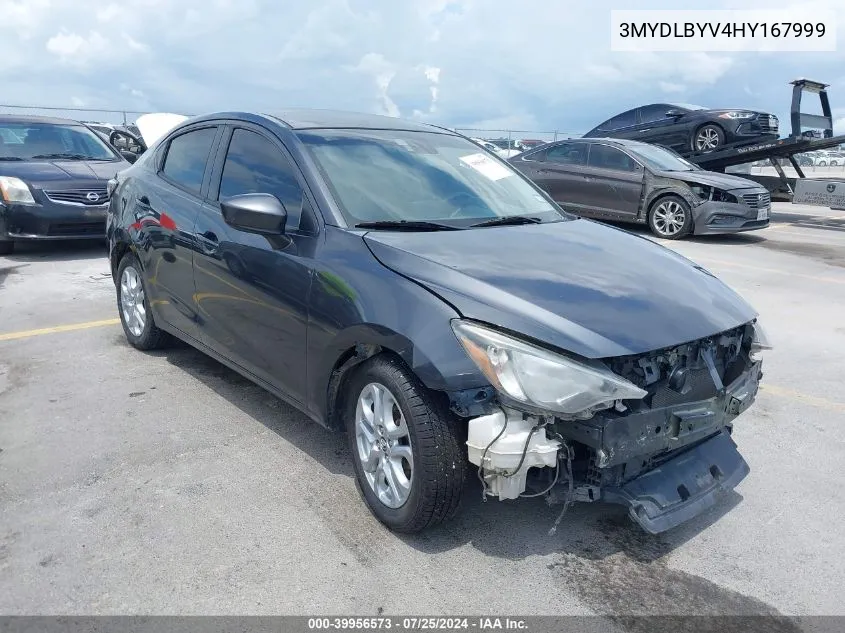 3MYDLBYV4HY167999 2017 Toyota Yaris Ia