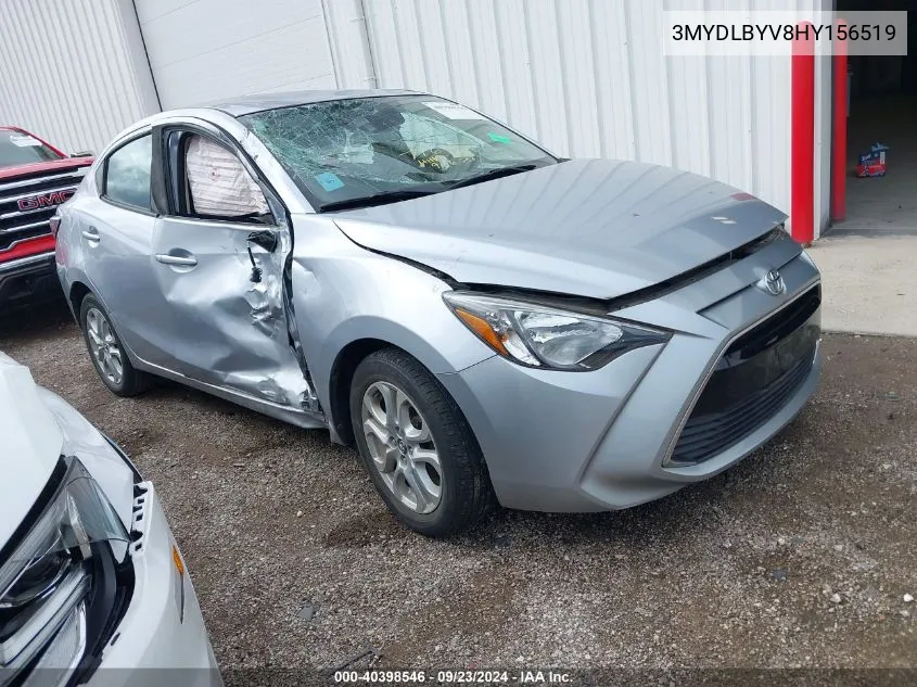 3MYDLBYV8HY156519 2017 Toyota Yaris Ia