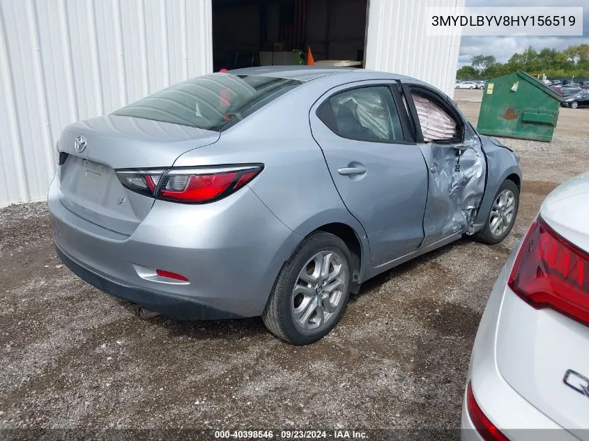 3MYDLBYV8HY156519 2017 Toyota Yaris Ia