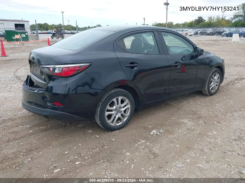 3MYDLBYV7HY153241 2017 Toyota Yaris Ia