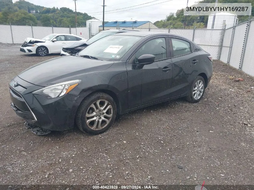 3MYDLBYV1HY169287 2017 Toyota Yaris Ia