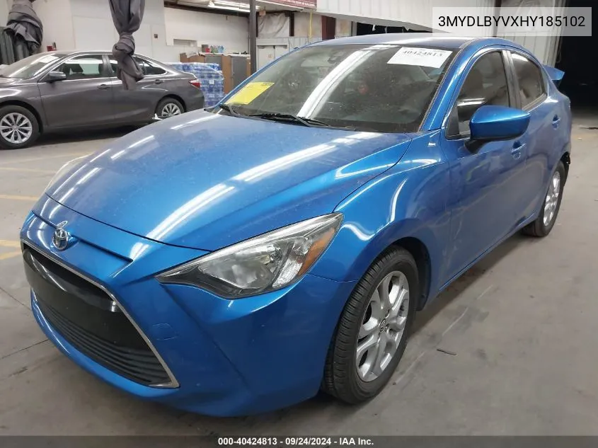 3MYDLBYVXHY185102 2017 Toyota Yaris Ia