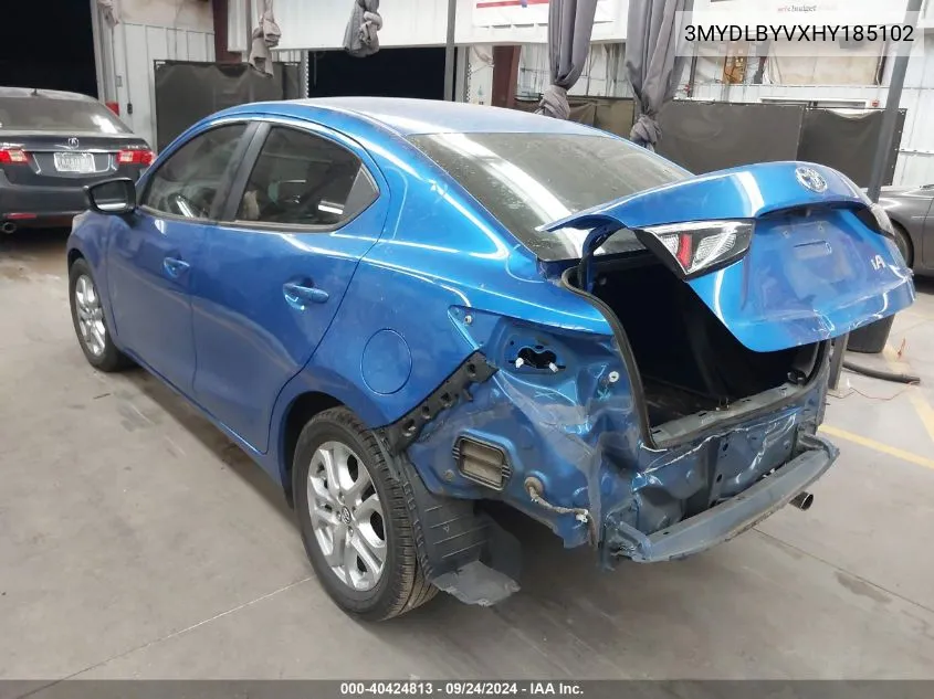 3MYDLBYVXHY185102 2017 Toyota Yaris Ia