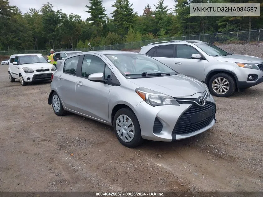 2017 Toyota Yaris L VIN: VNKKTUD32HA084587 Lot: 40425057