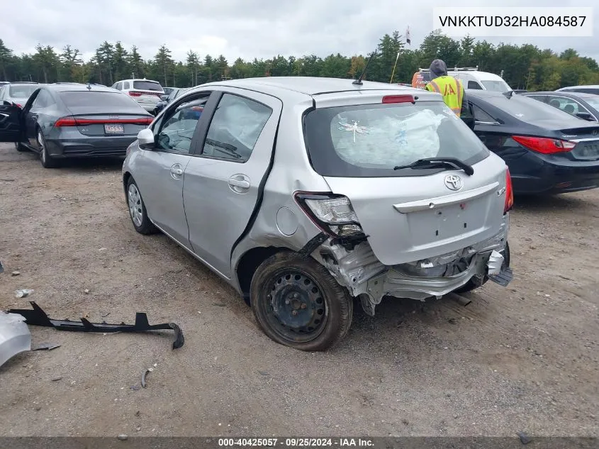 VNKKTUD32HA084587 2017 Toyota Yaris L