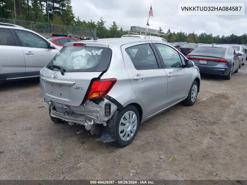 VNKKTUD32HA084587 2017 Toyota Yaris L