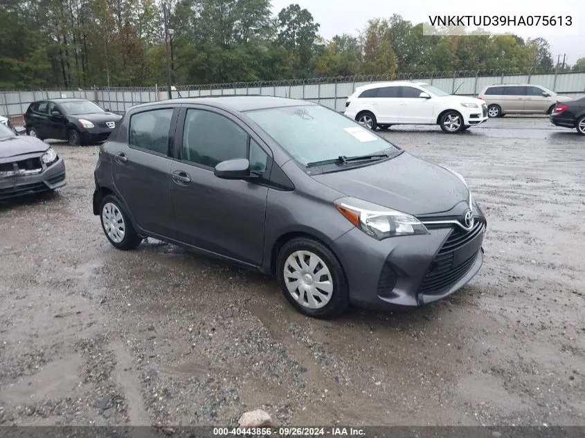 2017 Toyota Yaris L VIN: VNKKTUD39HA075613 Lot: 40443856