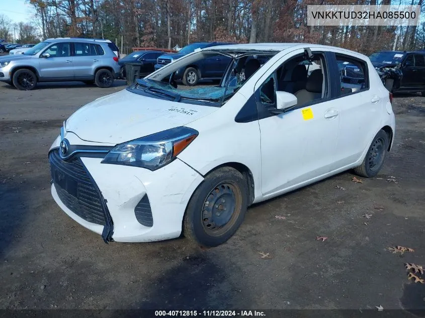 2017 Toyota Yaris L VIN: VNKKTUD32HA085500 Lot: 40712815