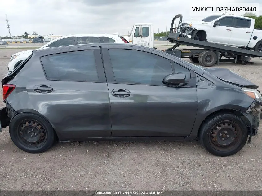 2017 Toyota Yaris L VIN: VNKKTUD37HA080440 Lot: 40886937