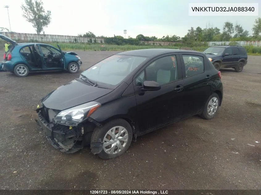 VNKKTUD32JA088340 2018 Toyota Yaris L/Le/Se