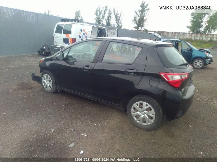 VNKKTUD32JA088340 2018 Toyota Yaris L/Le/Se