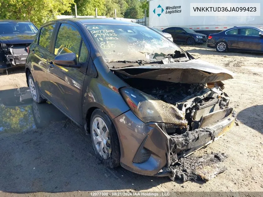 VNKKTUD36JA099423 2018 Toyota Yaris L/Le/Se