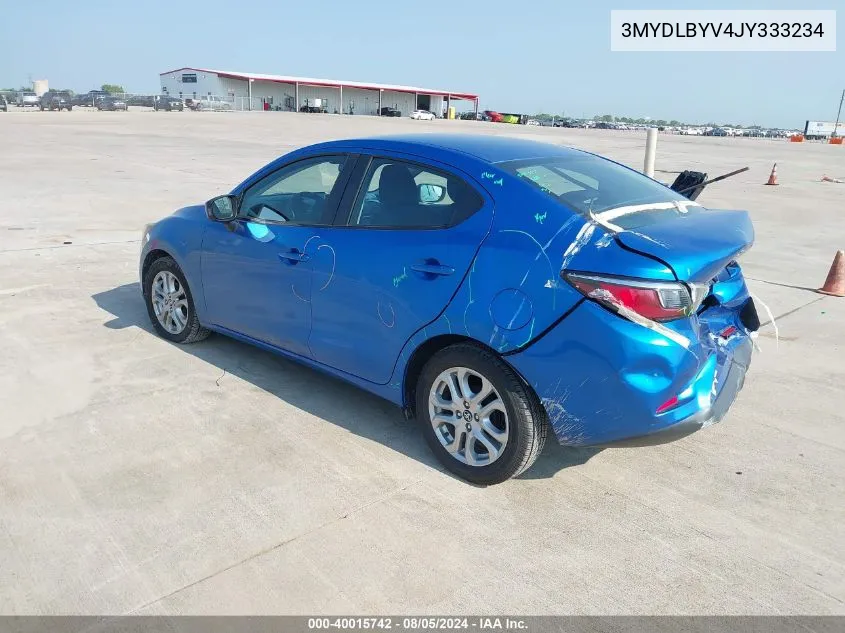 3MYDLBYV4JY333234 2018 Toyota Yaris Ia