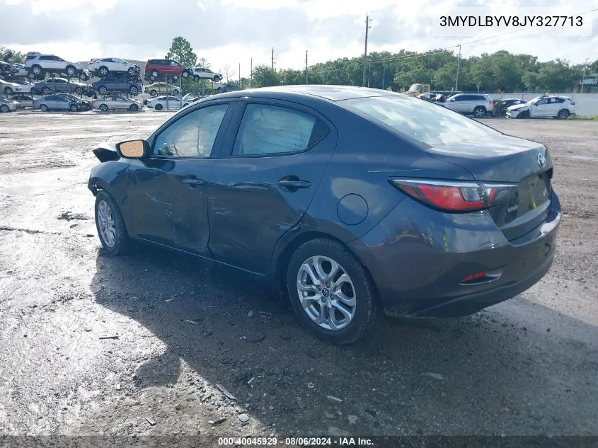 2018 Toyota Yaris Ia VIN: 3MYDLBYV8JY327713 Lot: 40045929