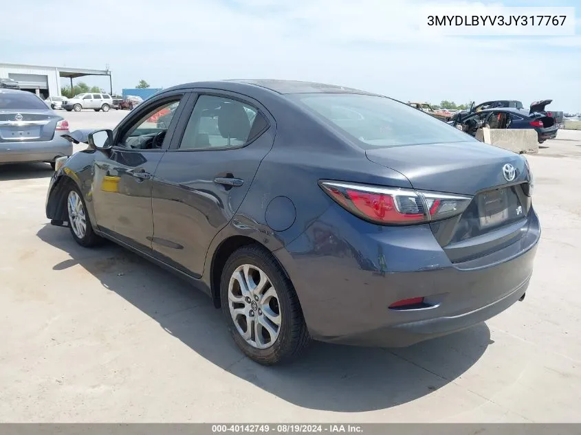 3MYDLBYV3JY317767 2018 Toyota Yaris Ia