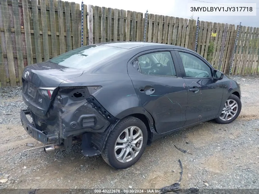 3MYDLBYV1JY317718 2018 Toyota Yaris Ia