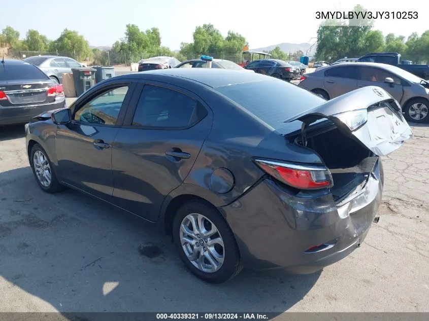 3MYDLBYV3JY310253 2018 Toyota Yaris Ia