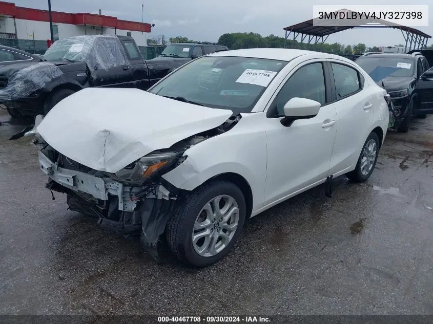 2018 Toyota Yaris Ia VIN: 3MYDLBYV4JY327398 Lot: 40467708