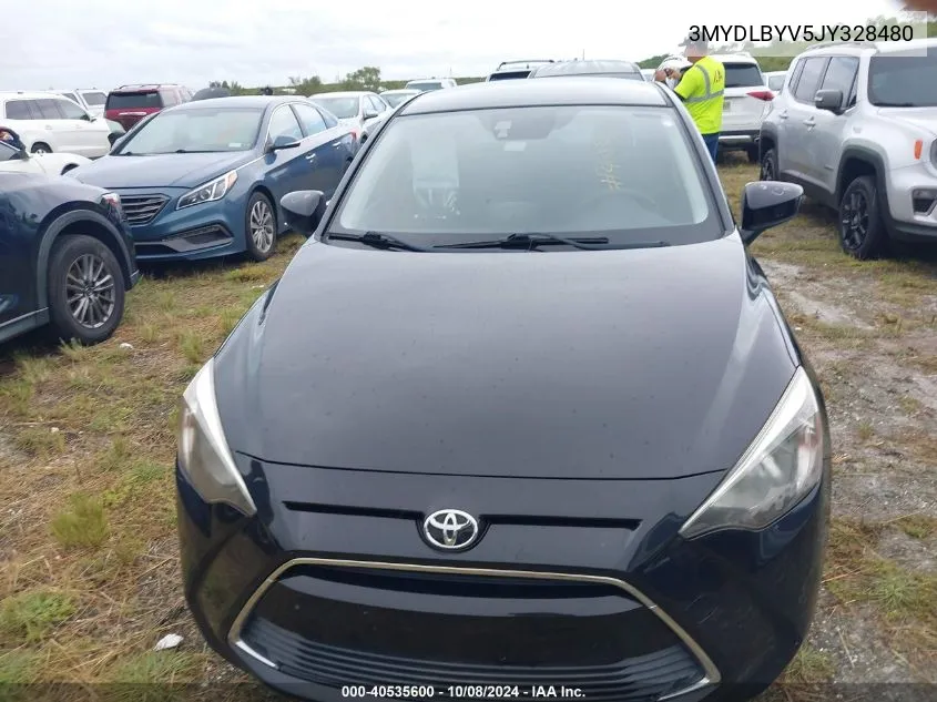 2018 Toyota Yaris Ia VIN: 3MYDLBYV5JY328480 Lot: 40535600