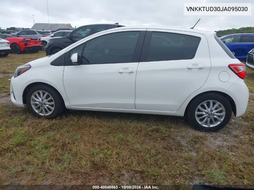 2018 Toyota Yaris L/Le/Se VIN: VNKKTUD30JA095030 Lot: 40540563