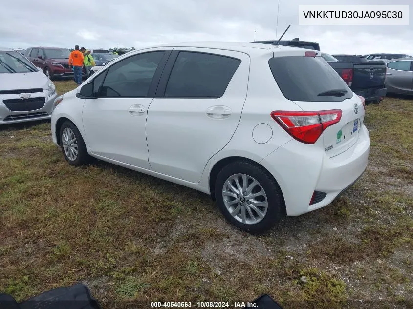 2018 Toyota Yaris L/Le/Se VIN: VNKKTUD30JA095030 Lot: 40540563