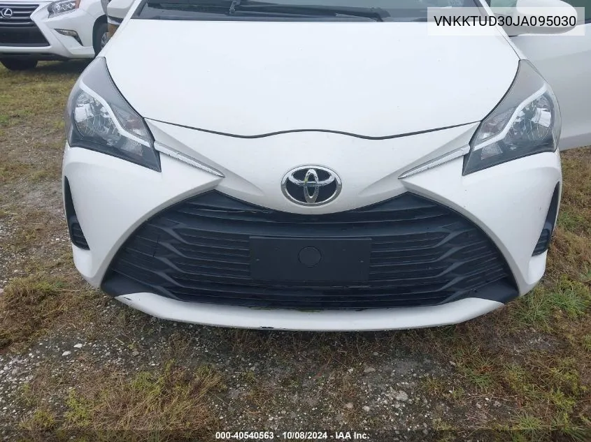 2018 Toyota Yaris L/Le/Se VIN: VNKKTUD30JA095030 Lot: 40540563