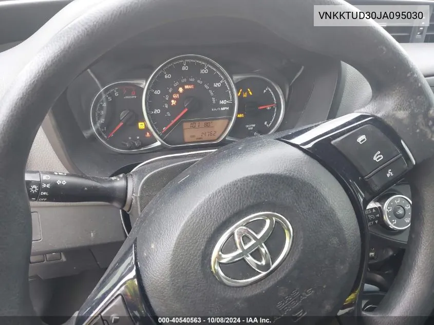 2018 Toyota Yaris L/Le/Se VIN: VNKKTUD30JA095030 Lot: 40540563