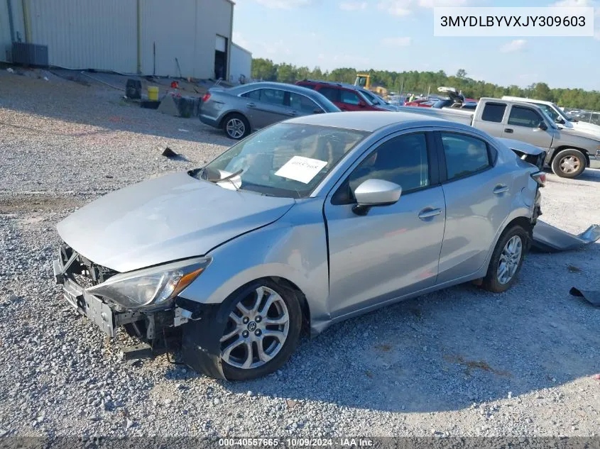 2018 Toyota Yaris Ia VIN: 3MYDLBYVXJY309603 Lot: 40557665