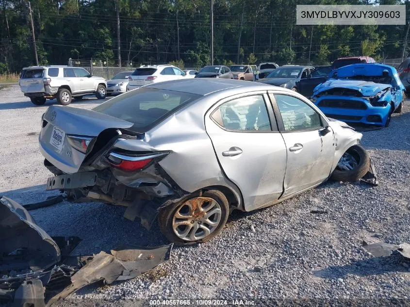 2018 Toyota Yaris Ia VIN: 3MYDLBYVXJY309603 Lot: 40557665