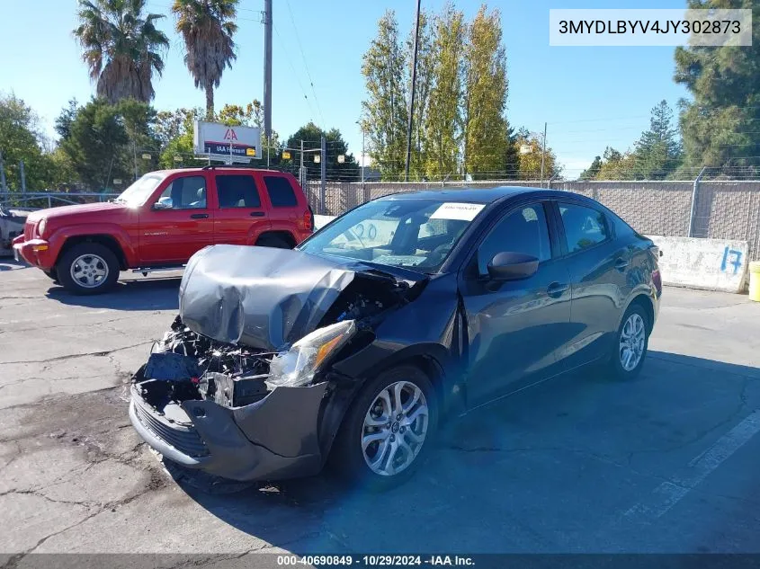 2018 Toyota Yaris Ia VIN: 3MYDLBYV4JY302873 Lot: 40690849