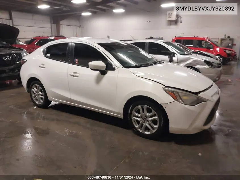 3MYDLBYVXJY320892 2018 Toyota Yaris Ia