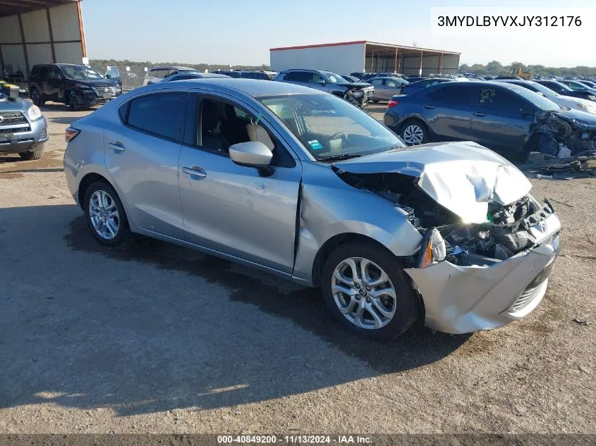 3MYDLBYVXJY312176 2018 Toyota Yaris Ia