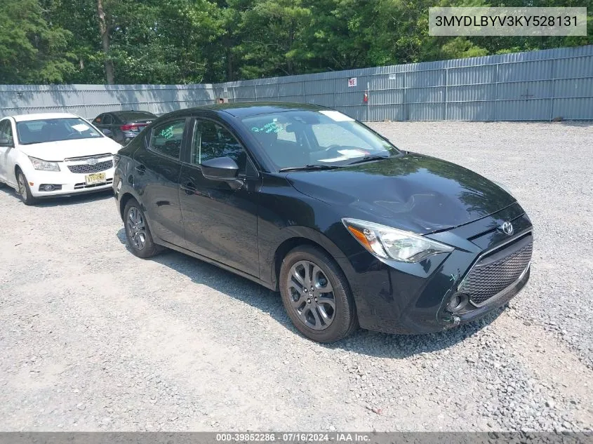 2019 Toyota Yaris Le VIN: 3MYDLBYV3KY528131 Lot: 39852286