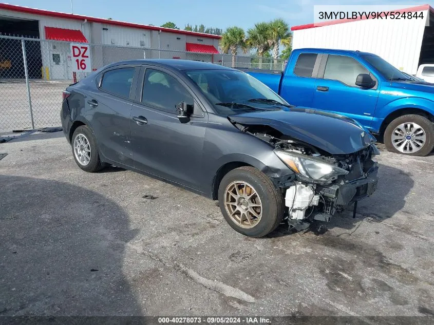 3MYDLBYV9KY524844 2019 Toyota Yaris L/Le/Xle