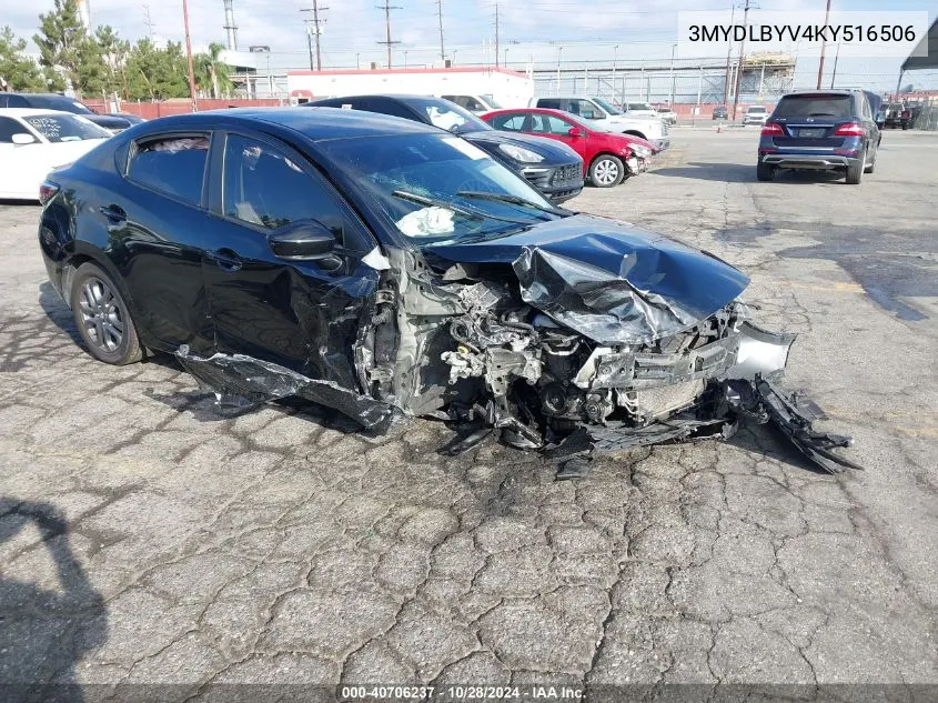 2019 Toyota Yaris Le VIN: 3MYDLBYV4KY516506 Lot: 40706237