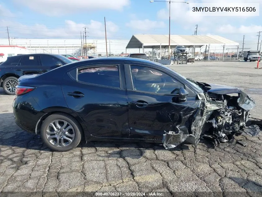 2019 Toyota Yaris Le VIN: 3MYDLBYV4KY516506 Lot: 40706237