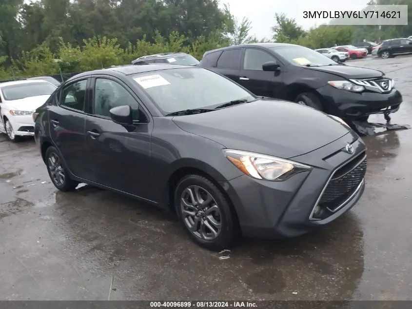 2020 Toyota Yaris Le VIN: 3MYDLBYV6LY714621 Lot: 40096899