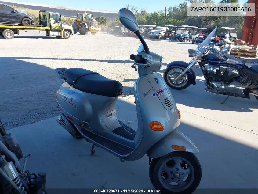 2003 Vespa C161C VIN: ZAPC16C1935005656 Lot: 40720671