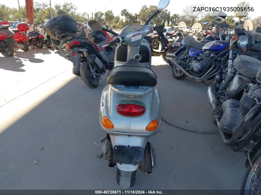 2003 Vespa C161C VIN: ZAPC16C1935005656 Lot: 40720671