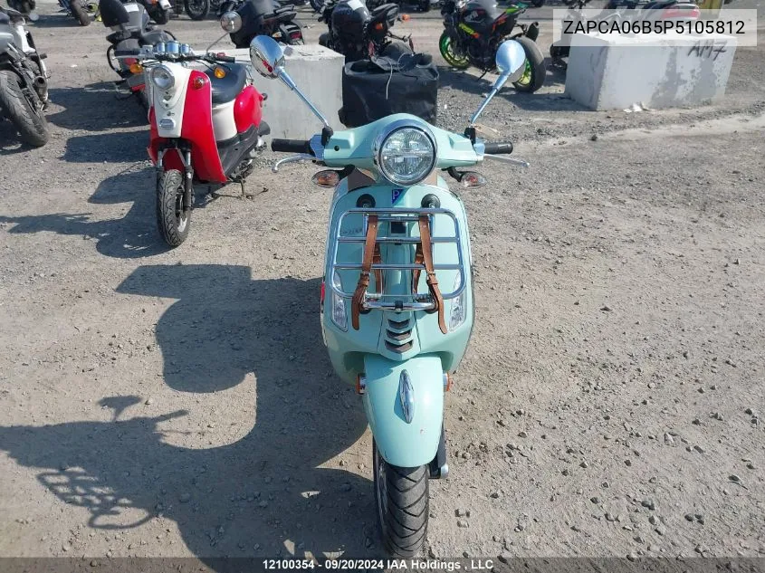 2023 Vespa Primavera/Sprint 50 VIN: ZAPCA06B5P5105812 Lot: 12100354