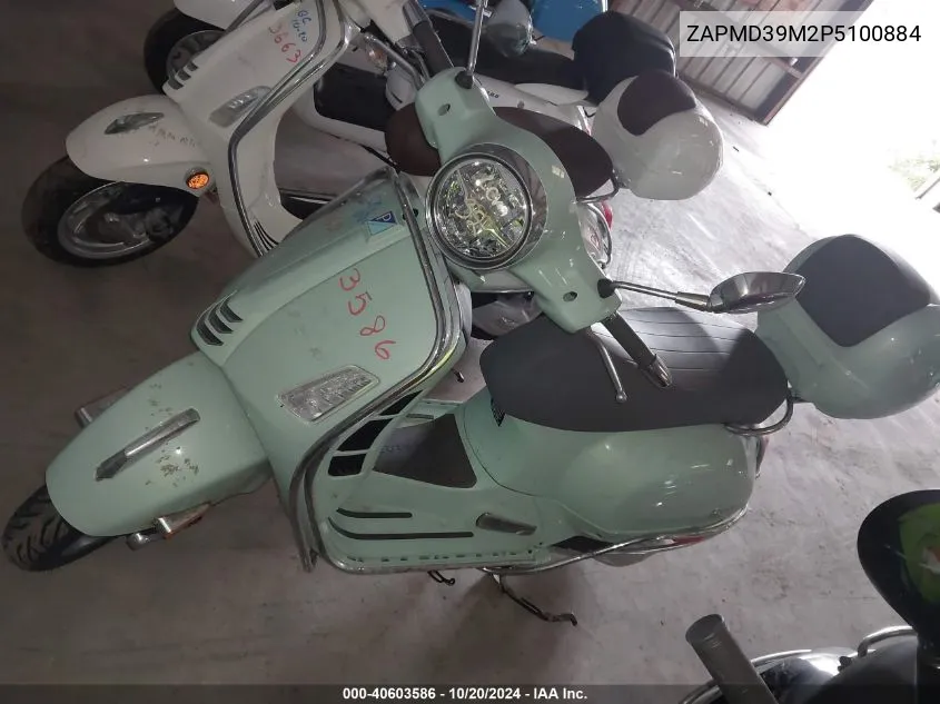 2023 Vespa Gts/Sei Giorni 300 VIN: ZAPMD39M2P5100884 Lot: 40603586